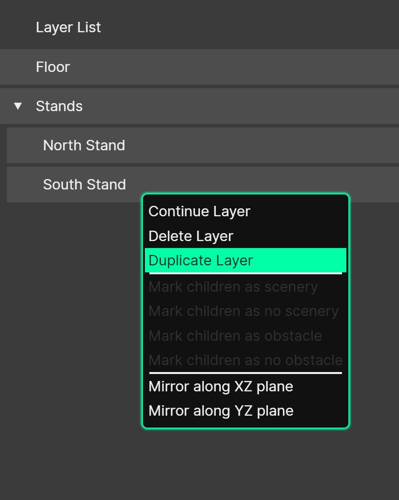 Duplicate a Layer from the Layer Manager.